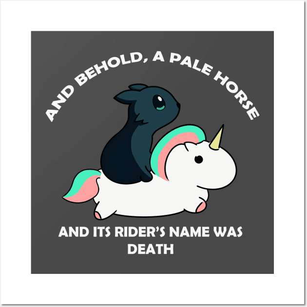 The pale horse rider Wall Art by AshStore